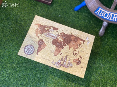 Rương gỗ phong cách cổ điển [06 Kiểu] KT30x20x15cm RUONG-GO-03